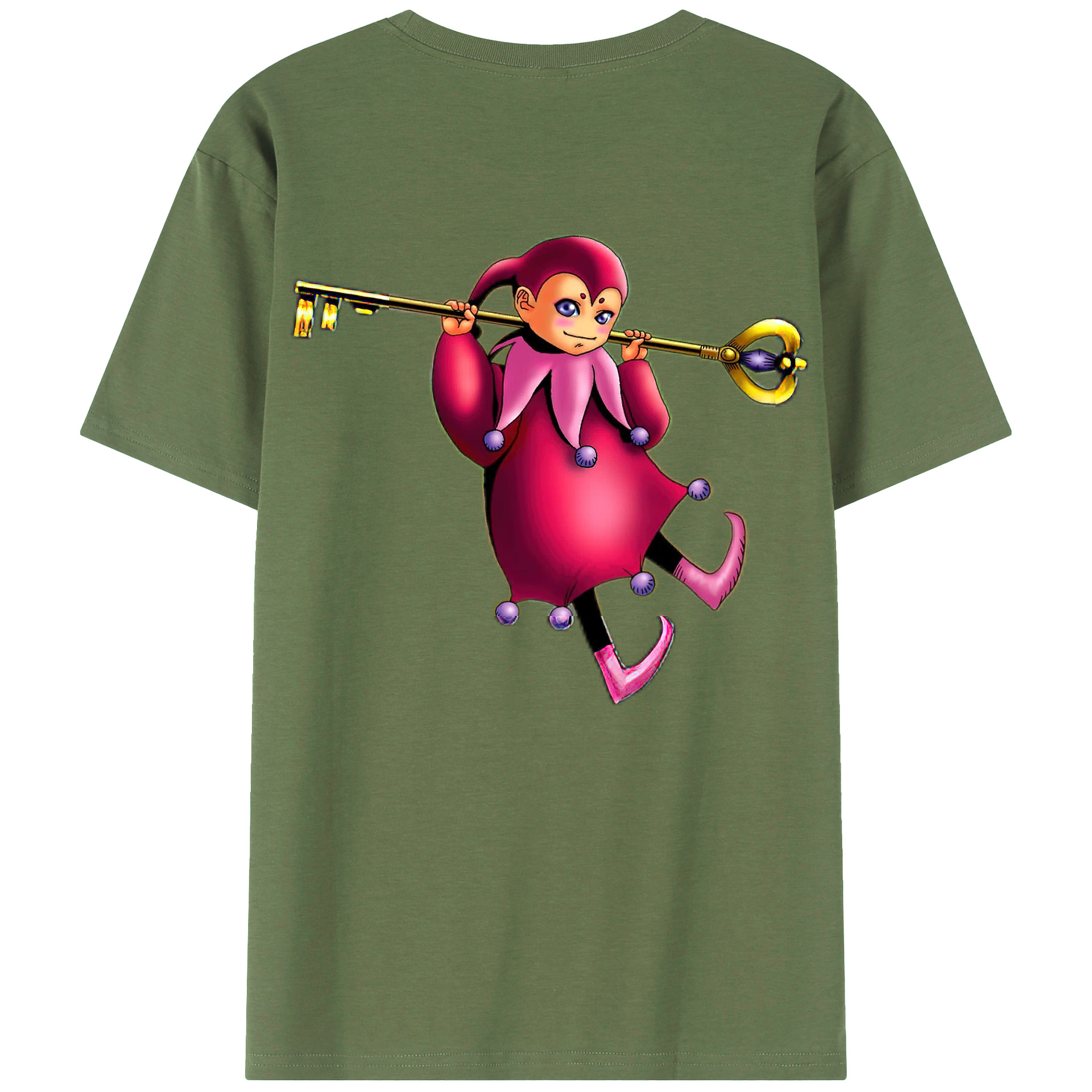 （画像用） 遊☆戯☆王 Yu-Gi-Oh! 綿100％ メンズ半袖Tシャツ（バックプリント） 通気性
